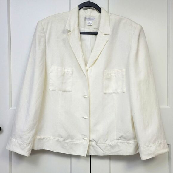 Worthington linen/rayon blazer jacket, size 20 - Picture 1 of 13